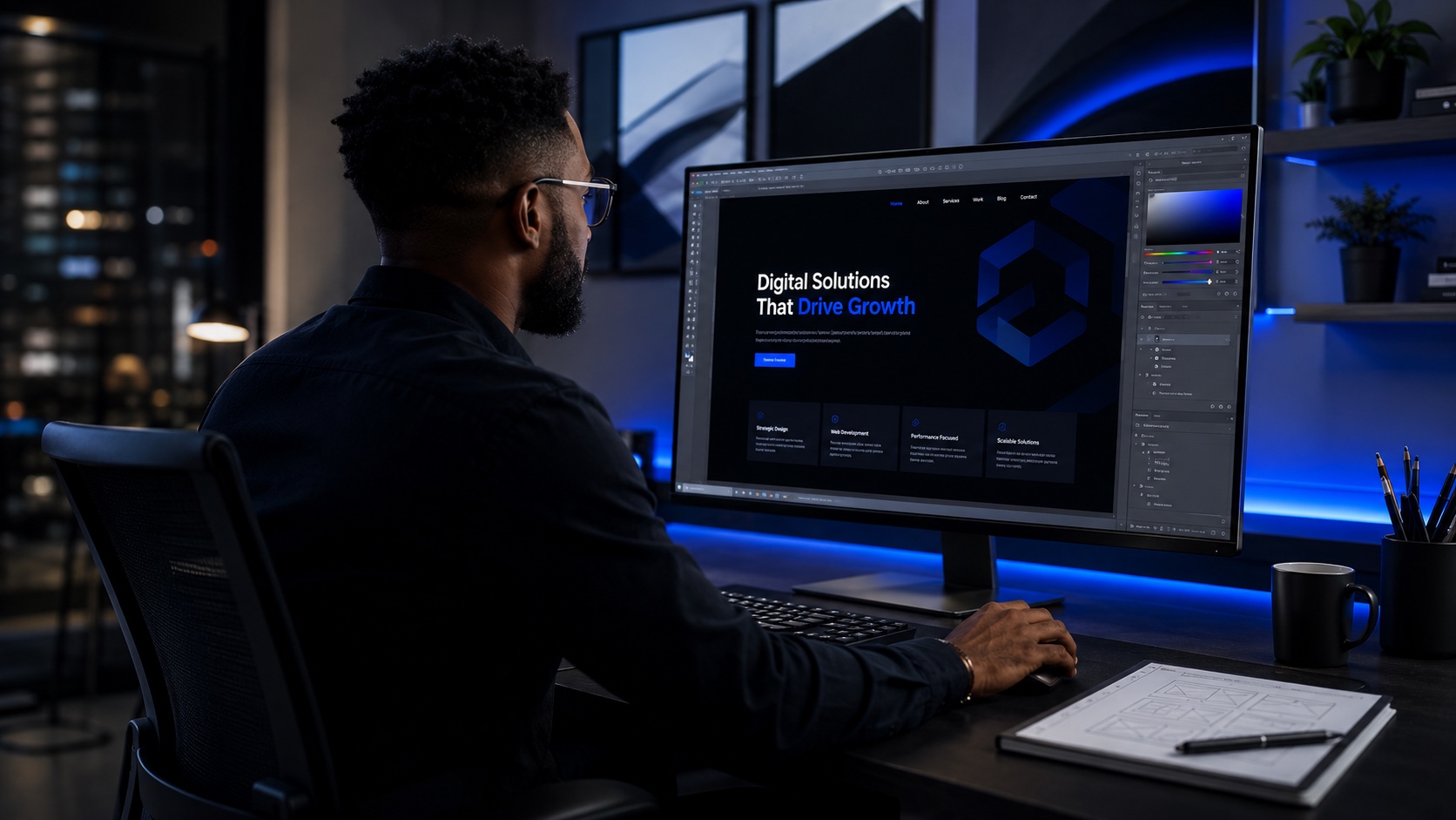 Premium corporate website